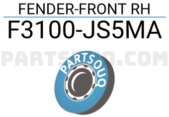 Nissan F3100JS5MA FENDER-FRONT RH