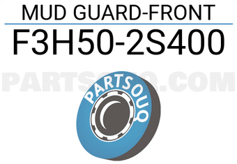 Nissan F3H502S400 MUD GUARD-FRONT