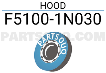 Nissan F51001N030 HOOD