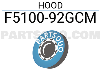 Nissan F510092GCM HOOD