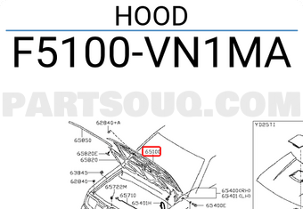 Nissan F5100VN1MA HOOD