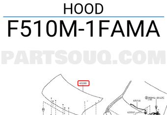 Nissan F510M1FAMA HOOD