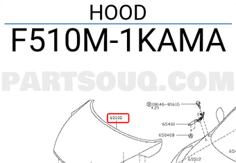 Nissan F510M1KAMA HOOD