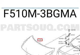 Nissan F510M3BGMA HOOD