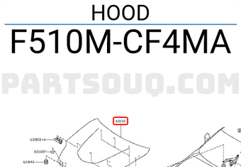 Nissan F510MCF4MA HOOD