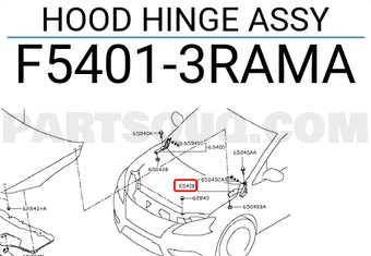 Nissan F54013RAMA HOOD HINGE ASSY
