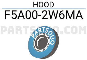 Nissan F5A002W6MA HOOD