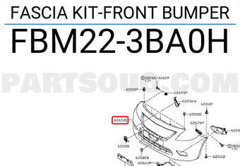 Nissan FBM223BA0H FASCIA KIT-FRONT BUMPER
