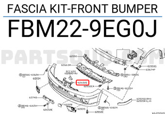 Nissan FBM229EG0J FASCIA KIT-FRONT BUMPER