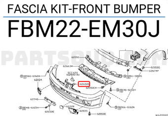 Nissan FBM22EM30J FASCIA KIT-FRONT BUMPER