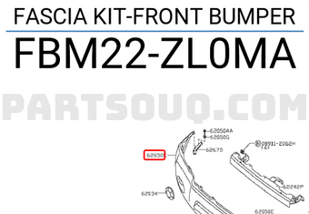 Nissan FBM22ZL0MA FASCIA KIT-FRONT BUMPER