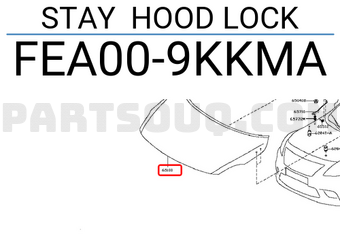 Nissan FEA009KKMA STAY HOOD LOCK