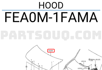 Nissan FEA0M1FAMA HOOD