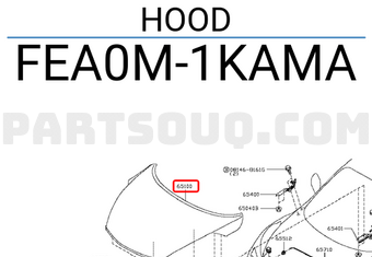Nissan FEA0M1KAMA HOOD