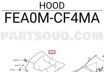 Nissan FEA0MCF4MA HOOD