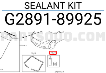 Nissan G289189925 SEALANT KIT