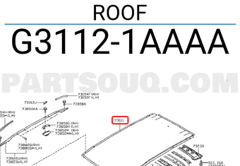 Nissan G31121AAAA ROOF