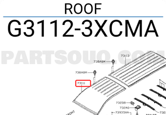 Nissan G31123XCMA ROOF