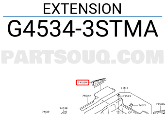 Nissan G45343STMA EXTENSION