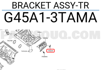 Nissan G45A13TAMA BRACKET ASSY-TR