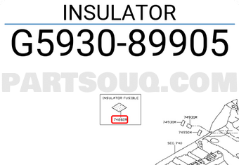 Nissan G593089905 INSULATOR