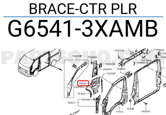 Nissan G65413XAMB BRACE-CTR PLR