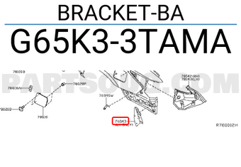 Nissan G65K33TAMA BRACKET-BA