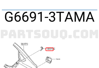 Nissan G66913TAMA RETAINER-TAPPING STRIKER
