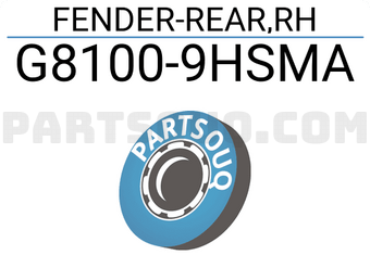 Nissan G81009HSMA FENDER-REAR,RH