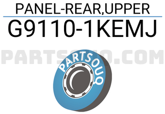 Nissan G91101KEMJ PANEL-REAR,UPPER