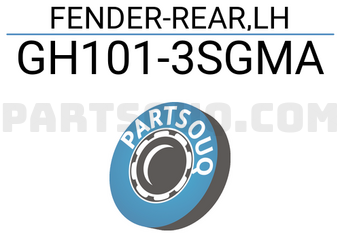 Nissan GH1013SGMA FENDER-REAR,LH