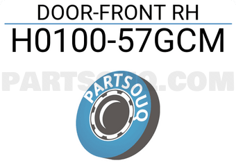 Nissan H010057GCM DOOR-FRONT RH
