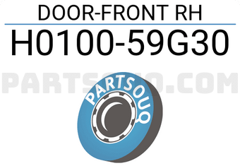 Nissan H010059G30 DOOR-FRONT RH