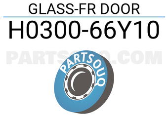 Nissan H030066Y10 GLASS-FR DOOR