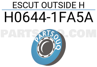 Nissan H06441FA5A ESCUT OUTSIDE H