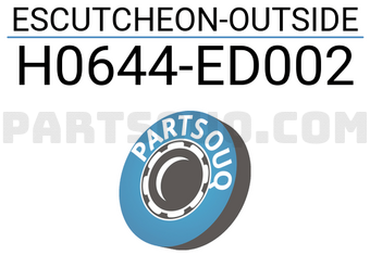 Nissan H0644ED002 ESCUTCHEON-OUTSIDE