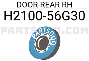 Nissan H210056G30 DOOR-REAR RH