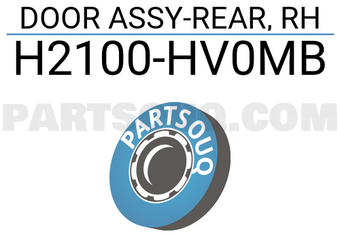 Nissan H2100HV0MB DOOR ASSY-REAR, RH