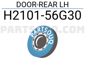 Nissan H210156G30 DOOR-REAR LH