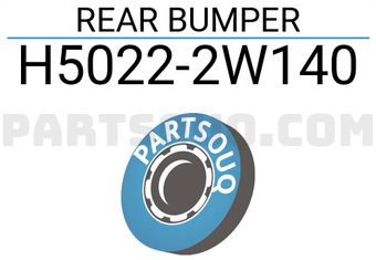 Nissan H50222W140 REAR BUMPER