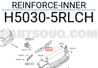 Nissan H50305RLCH REINFORCE-INNER