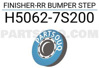 Nissan H50627S200 FINISHER-RR BUMPER STEP