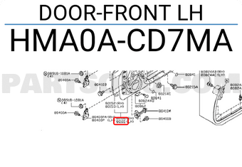 Nissan HMA0ACD7MA DOOR-FRONT LH