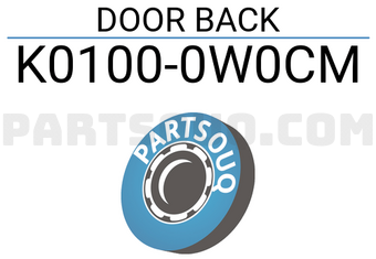 Nissan K01000W0CM DOOR BACK