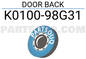 Nissan K010098G31 DOOR BACK