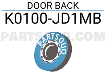 Nissan K0100JD1MB DOOR BACK