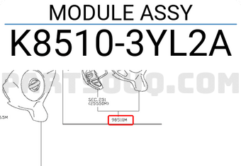 Nissan K85103YL2A MODULE ASSY