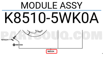 Nissan K85105WK0A MODULE ASSY