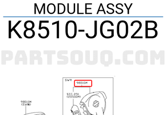 Nissan K8510JG02B MODULE ASSY
