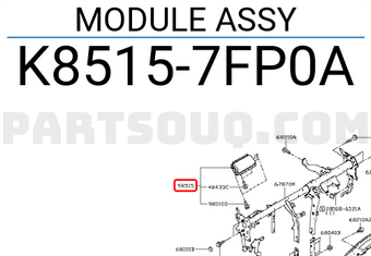 Nissan K85157FP0A MODULE ASSY